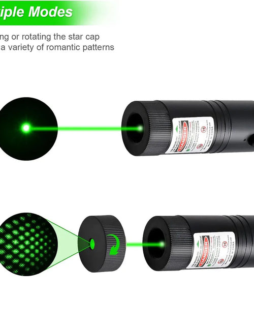 Load image into Gallery viewer, Powerful Green Laser Sight 10000M 532Nm Laser Pointer Powerful Adjustable Focus Lazer with Laser Pen Head Burning Match
