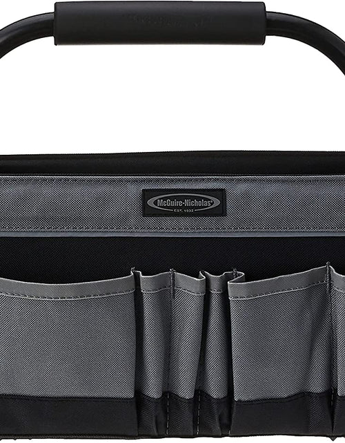 Load image into Gallery viewer, 15&quot; Collapsible Tool Tote, Grey and Black Tool Tote Bag, 22015
