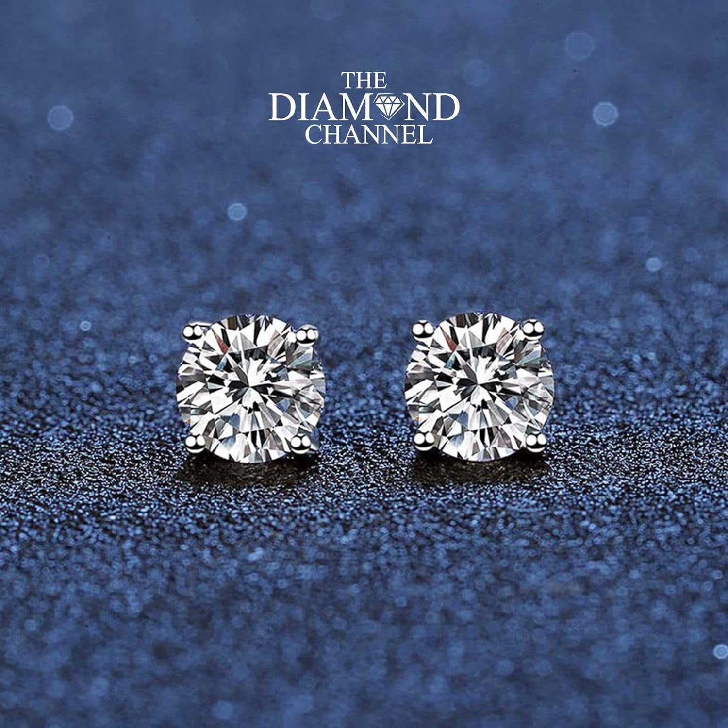 Certified Diamond Earrings for Women in 14K Gold with Screw Back and Post Studs (I1-I2 Clarity), Choice of Carat Weights