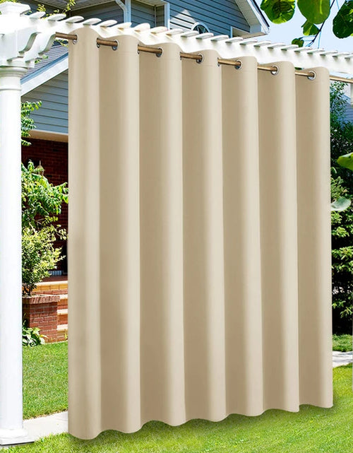 Load image into Gallery viewer, Privacy Outdoor Curtains Waterproof Garden Uv Exterior Curtain Street Gazebo Curtain for Patio Porch Pergola Terrace Cabana Pool
