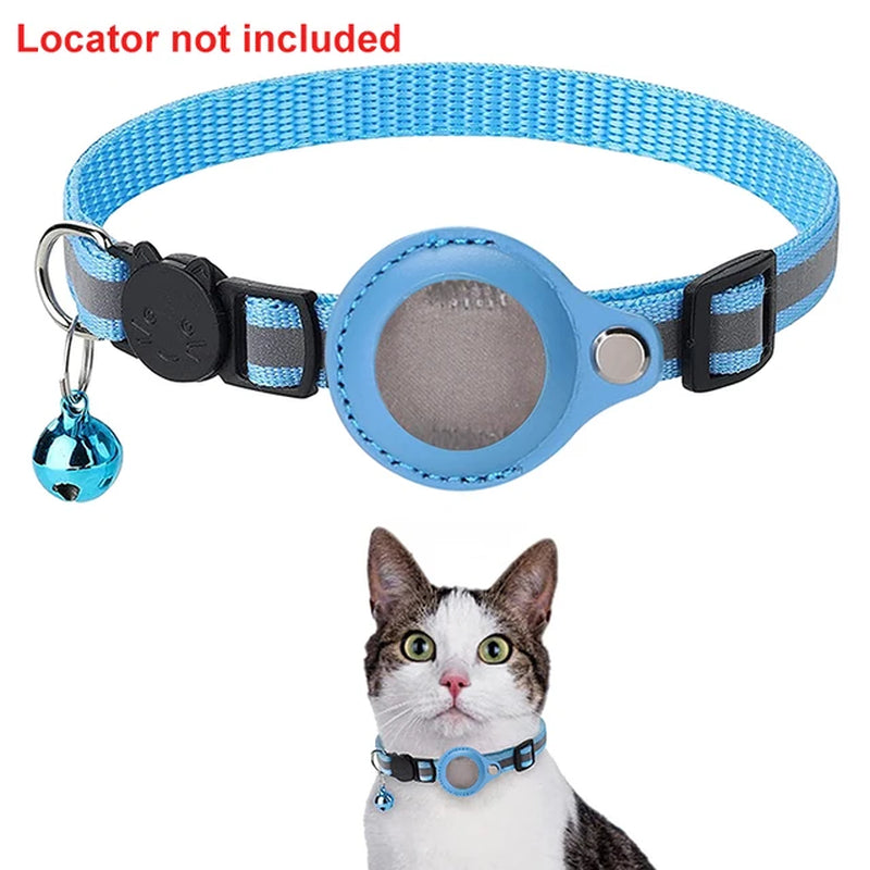 Anti-Lost Pet Cat Collar for the Apple Airtag Protective Tracker anti Lost Positioning Collar Waterproof Reflective Pet Collars