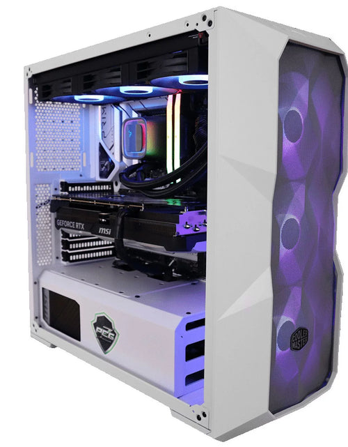 Load image into Gallery viewer, Oasis Blue Elixir Gaming Desktop PC; Nvidia RTX 4080, Intel Core I7 13700K, 32Gb DDR5 RAM, Asus Z790-A Wifi, 1 TB M.2 NVME SSD, 1000W Gold PSU, Windows 10 Pro
