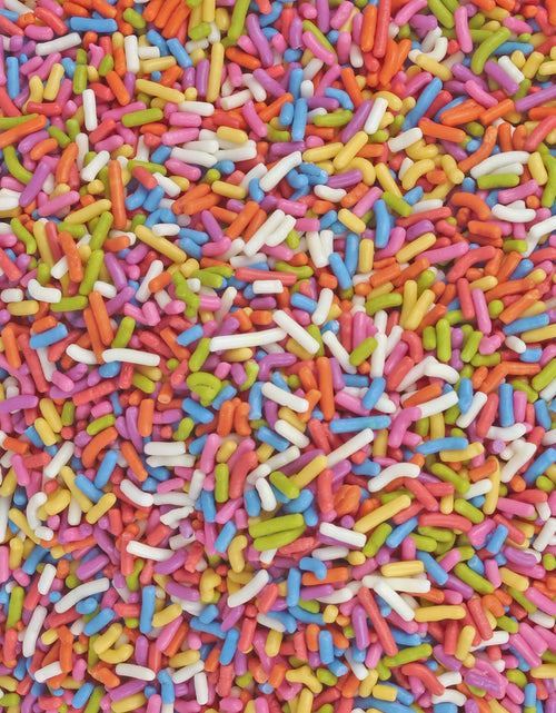 Load image into Gallery viewer, All NATURAL Sprinkles Rainbow - Rainbow Sprinkles with NO ARTIFICIAL COLORS, VEGAN, SOY FREE, EGG FREE - Carnival Sprinkles in Resealable Container, 1.6 LB Bulk Candy
