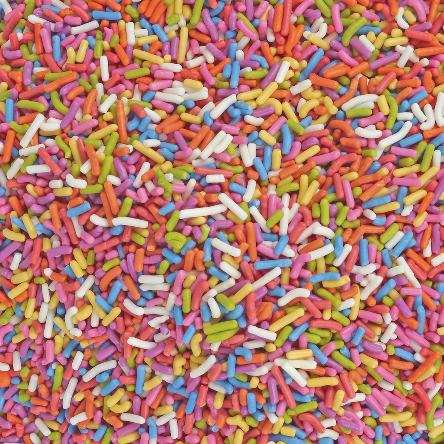 All NATURAL Sprinkles Rainbow - Rainbow Sprinkles with NO ARTIFICIAL COLORS, VEGAN, SOY FREE, EGG FREE - Carnival Sprinkles in Resealable Container, 1.6 LB Bulk Candy